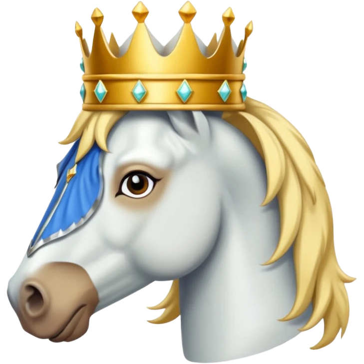 horse princess emoji