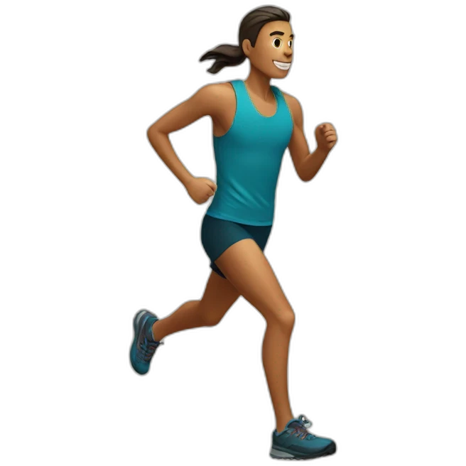 trail running emoji