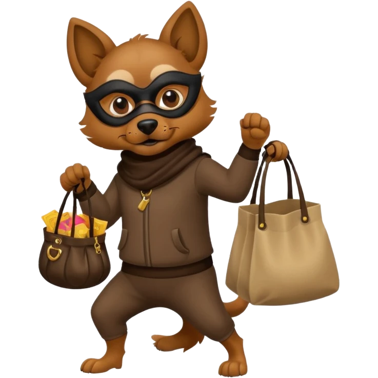 thief dog emoji