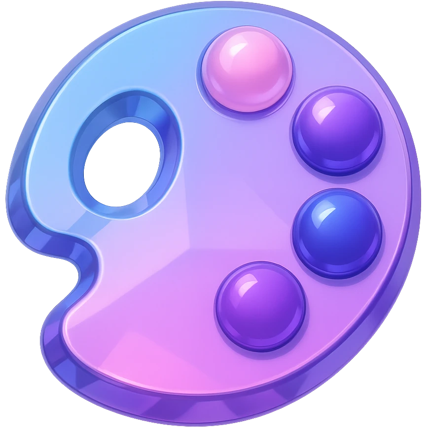 {
  "title": "3D Skeuomorphic Emoji Icon Schema",
  "type": "object",
  "properties": {
    "object": {
      "type": "string",
      "description": "Name of the object to be represented (e.g., 'money bag', 'camera', 'pizza')."
    },
    "style": {
      "type": "string",
      "enum": ["3D skeuomorphic emoji"],
      "description": "Visual style to be used for rendering."
    },
    "materials": {
      "type": "object",
      "properties": {
        "base": {
          "type": "string",
          "description": "Primary material texture, e.g., 'smooth cloth', 'metallic', 'plastic'."
        },
        "details": {
          "type": "array",
          "items": { "type": "string" },
          "description": "Secondary materials or embellishments (e.g., rope, buttons, stitching)."
        }
      }
    },
    "colors": {
      "type": "object",
      "properties": {
        "baseColor": {
          "type": "string",
          "description": "Main color of the object (e.g., '#F5DEB3' for a beige sack)."
        },
        "accentColors": {
          "type": "array",
          "items": { "type": "string" },
          "description": "Accent or highlight colors (e.g., yellow for dollar sign)."
        }
      }
    },
    "lighting": {
      "type": "object",
      "properties": {
        "type": {
          "type": "string",
          "enum": ["soft", "ambient", "studio"],
          "description": "Lighting type used to shade and define volume."
        },
        "shadows": {
          "type": "boolean",
          "description": "Indicates if soft drop shadows are used."
        }
      }
    },
    "geometry": {
      "type": "object",
      "properties": {
        "dimensionality": {
          "type": "string",
          "enum": ["3D"],
          "description": "Indicates that object is rendered in 3D."
        },
        "roundedEdges": {
          "type": "boolean",
          "description": "Indicates if object has smooth, rounded edges."
        }
      }
    },
    "expression": {
      "type": "string",
      "enum": ["playful", "realistic", "friendly"],
      "description": "Overall emotional tone of the icon."
    },
    "background": {
      "type": "string",
      "enum": ["transparent", "white", "gradient"],
      "description": "Background type for the rendered emoji."
    }
  },
  "required": ["object", "style", "materials", "colors", "lighting", "geometry", "expression", "background"]
}

palette emoji