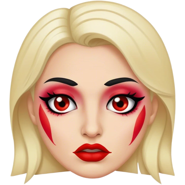 Republican with bad makeup emoji