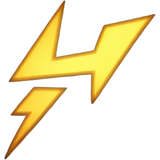 Flash lighting  emoji