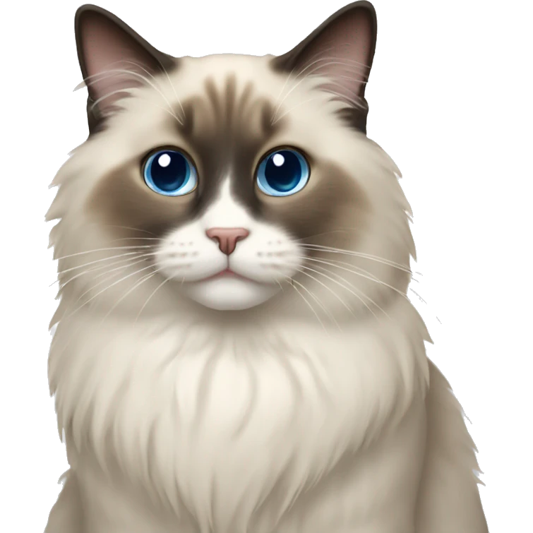 Ragdoll cat emoji