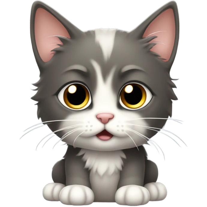 kitten crying  emoji