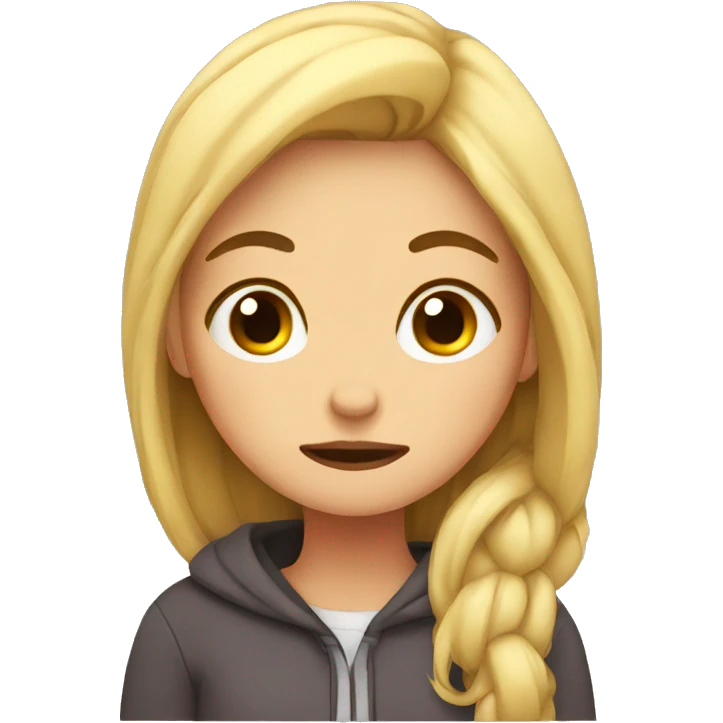 Tired girl emoji
