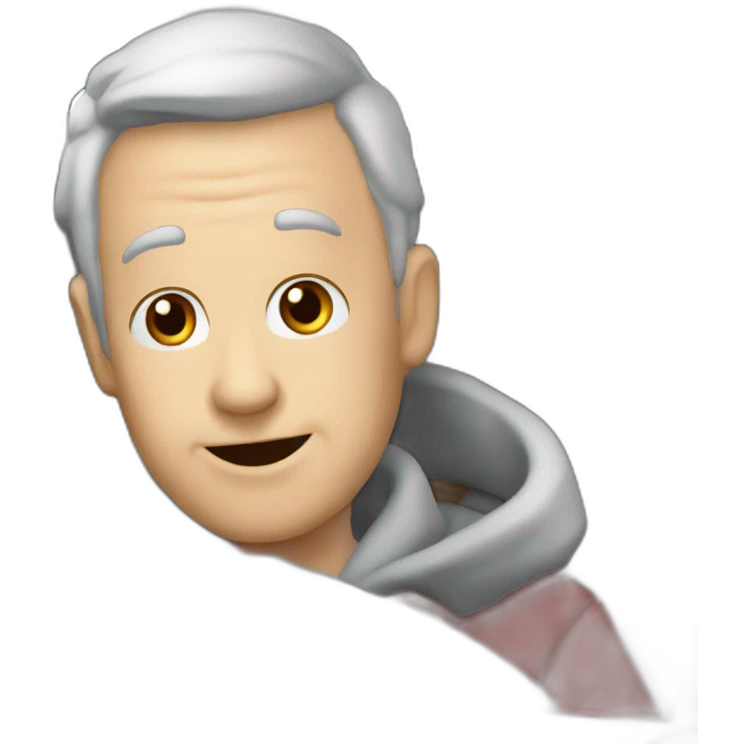 Père Noël avec une voiture emoji