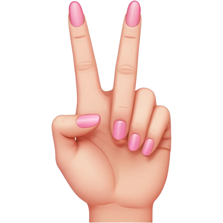 pink middle finger emoji