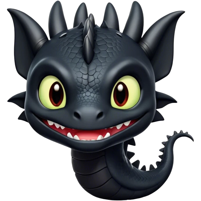 How to train your dragon toothless emoji
