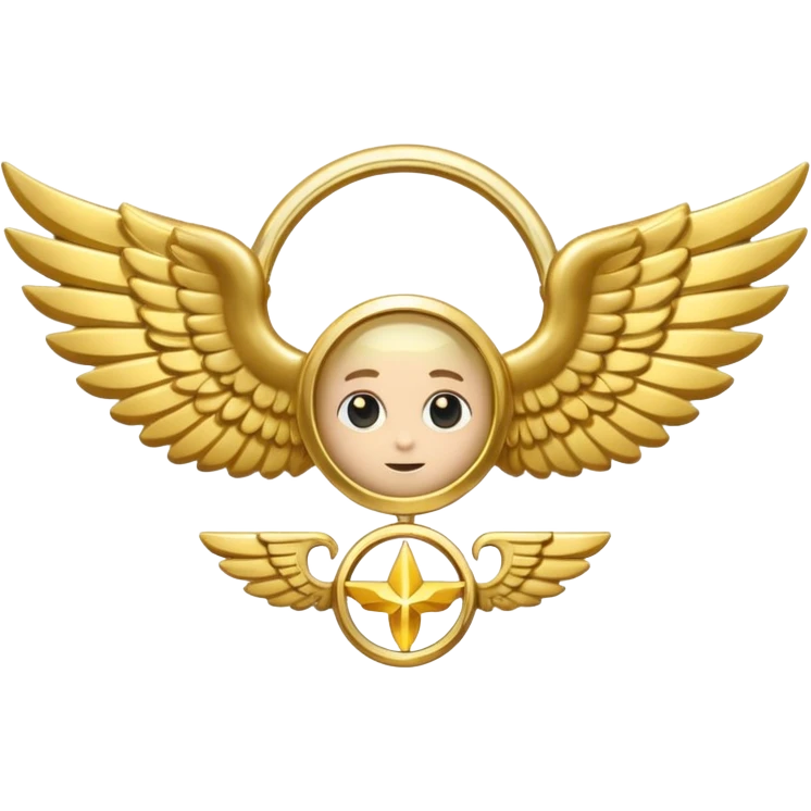 geekbar with wings and halo emoji