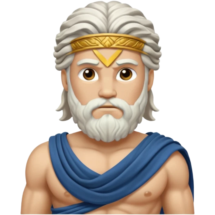 Zeus Greece ancient cloth emoji