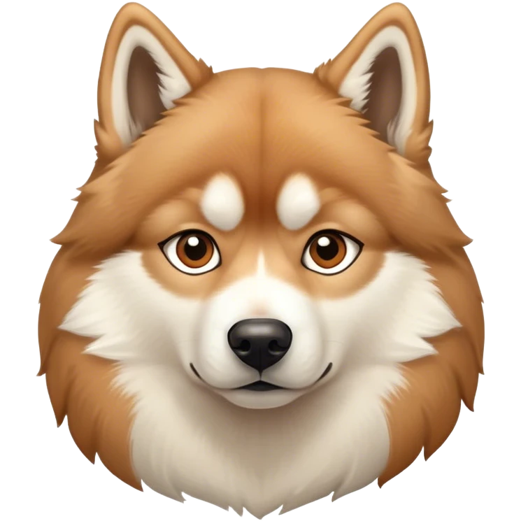 Light Brown Husky  emoji
