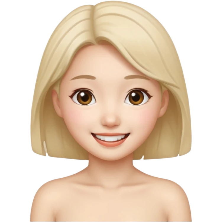 A nude korean girl  emoji