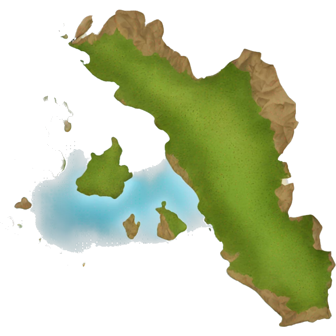Map image of The carribean  emoji
