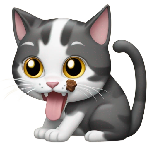 Cat eating Ben and Jerry’s  emoji