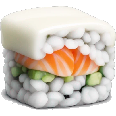 Sushi white sauce  emoji
