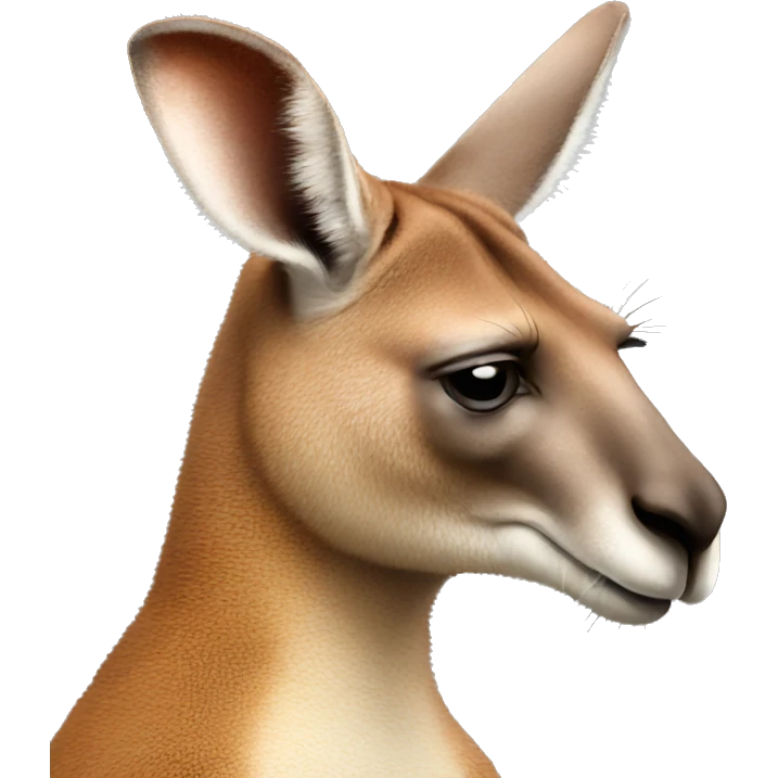 Kangaroo getting sleepy emoji