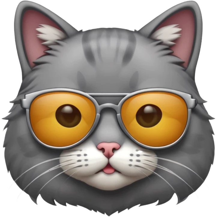 Cat wearing sunglasses emoji