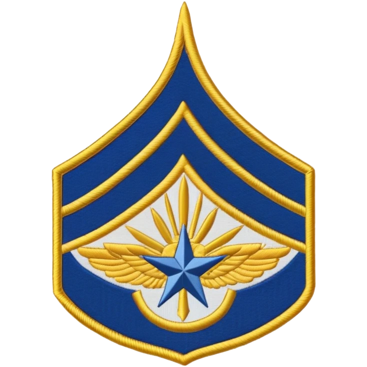 AFJROTC Cadet Airman rank insignia emoji
