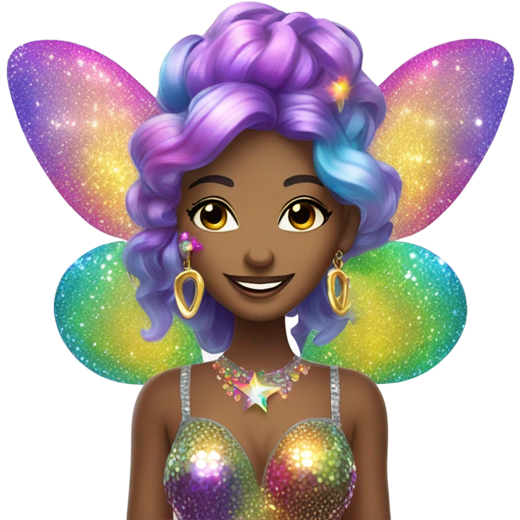 Disco fairy emoji