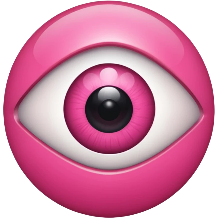 eyeball pink is my new apple emoji