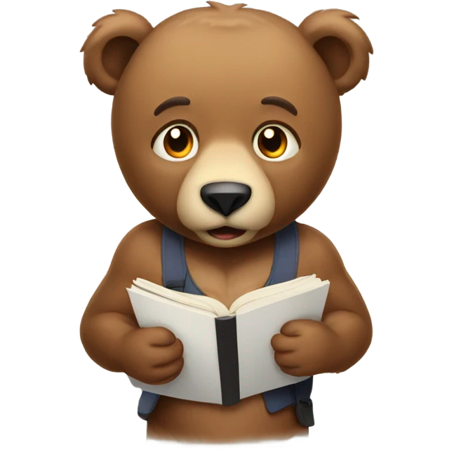 MUCLE BEAR STUDYNG emoji