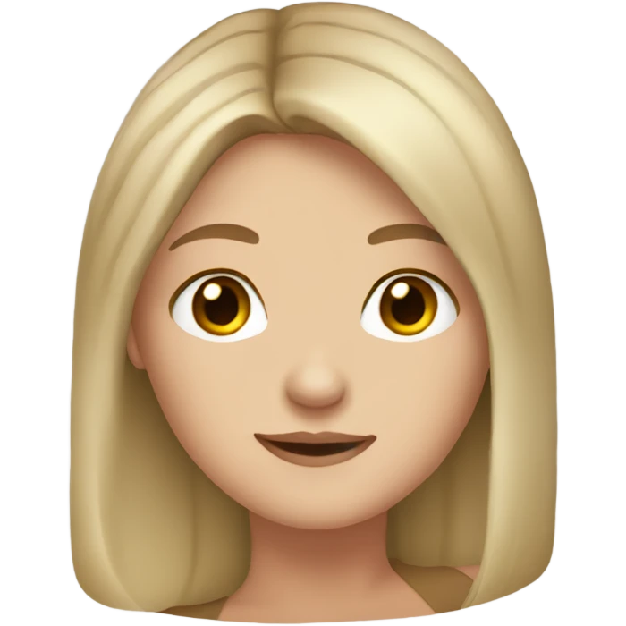 ashy blond hair girl,freckles,hazel eyes,middle part  emoji