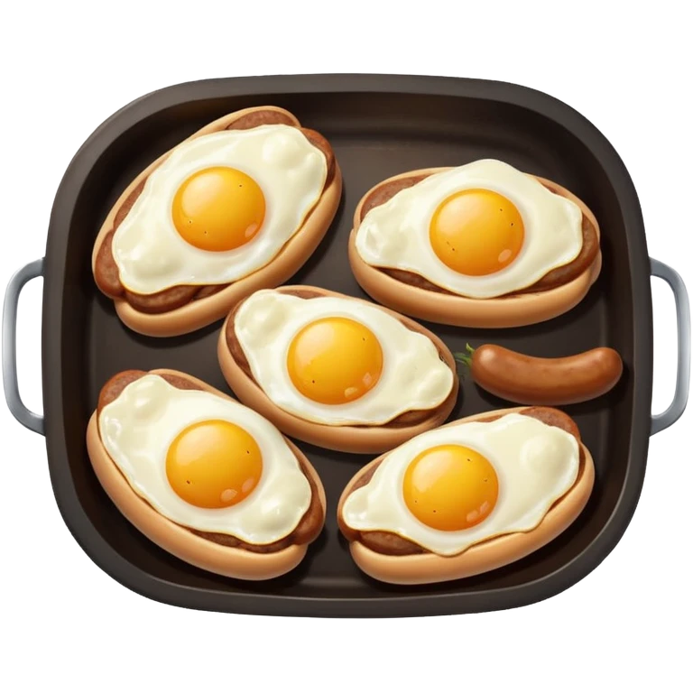 sausage and eggs emoji