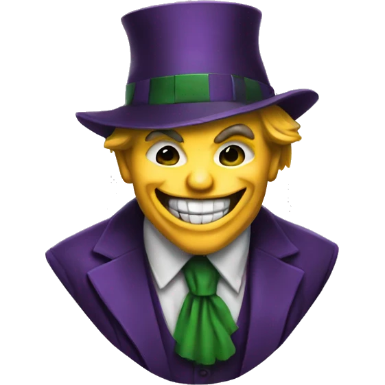Bitcoin joker emoji