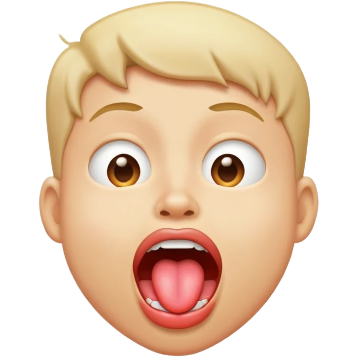 Shaking tongue  emoji