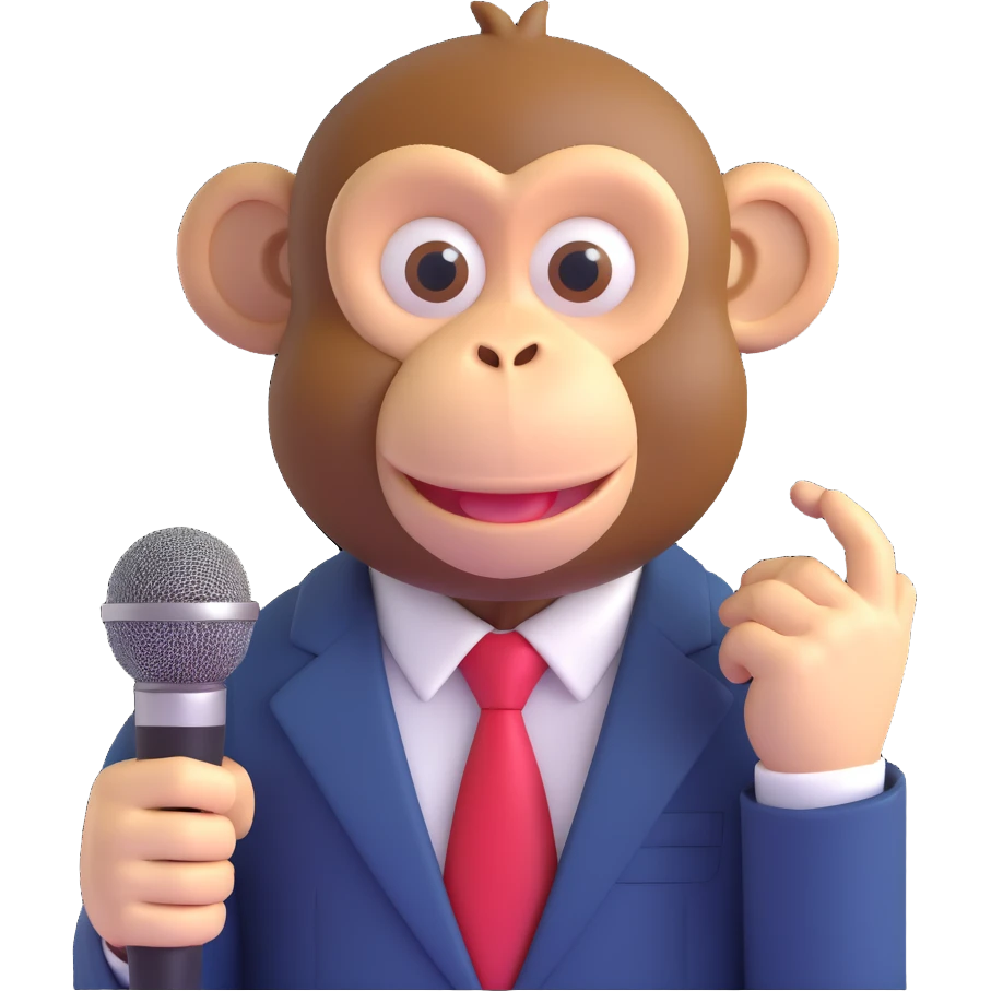 interview monkey emoji