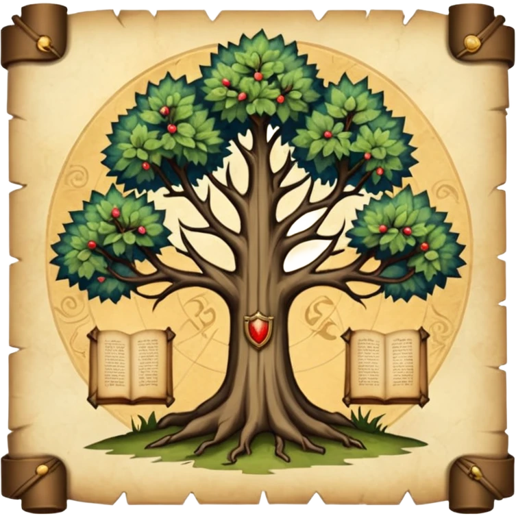 RPG skill tree medieval emoji