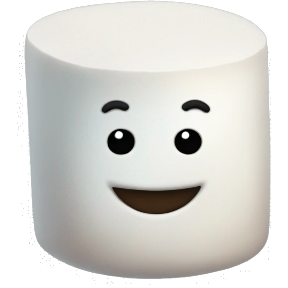 Marshmellow snowman emoji