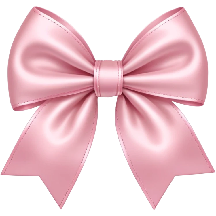 Baby pink bow emoji