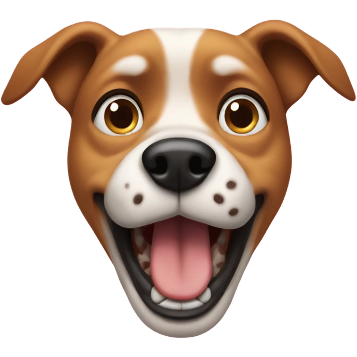 Shocked dog emoji