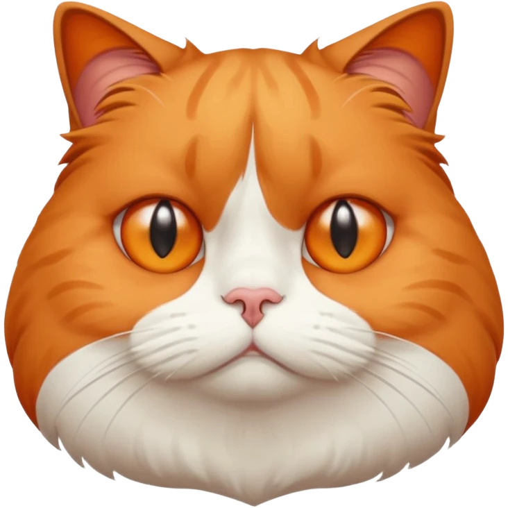 sad fat cat emoji