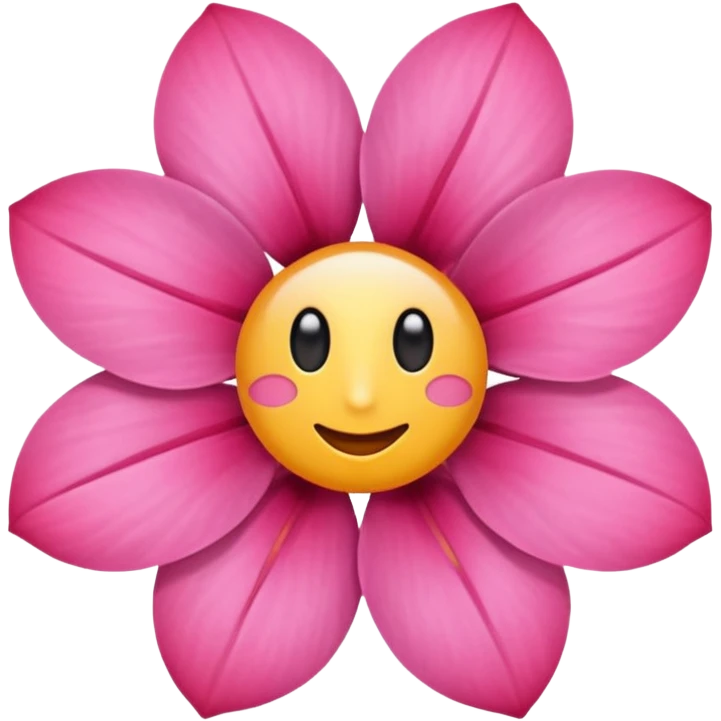 Flor rosada emoji