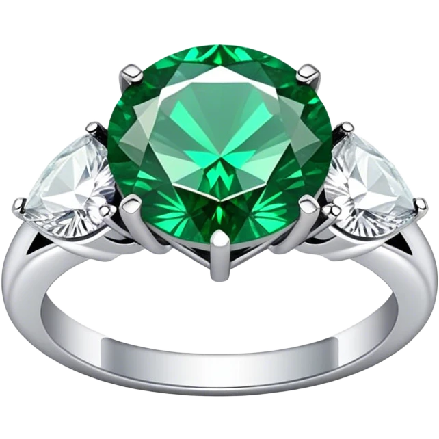 diamond emerald ring emoji