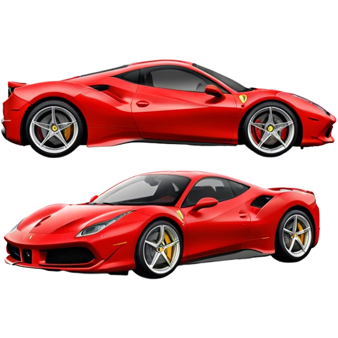 Ferrari 488 GTB - Ferrari (Model Year: 2020) (Iconic colour: Red) emoji