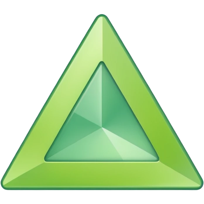 Light green triangle emoji