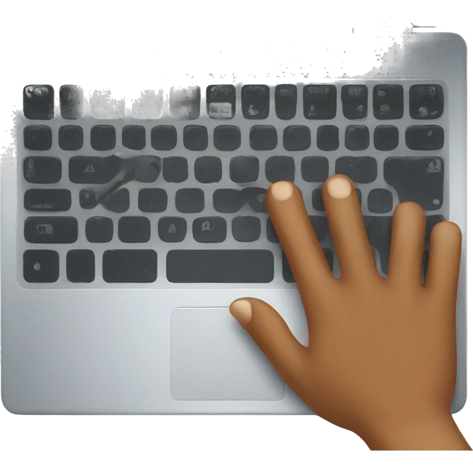Clicking a laptop emoji