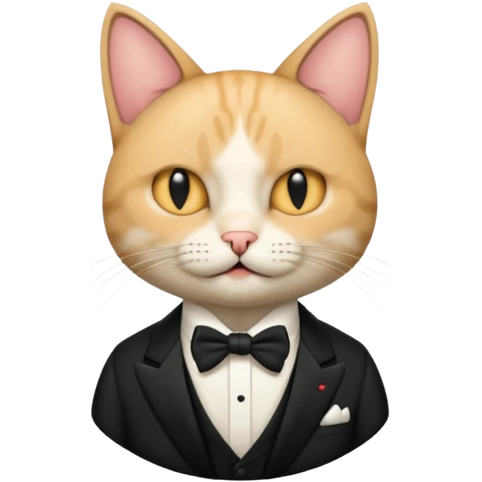 cat mafia corleone - moaning emoji