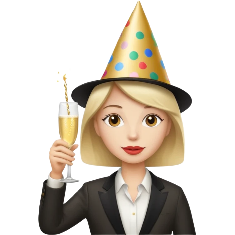 remake the second one as the third one without the hat emoji