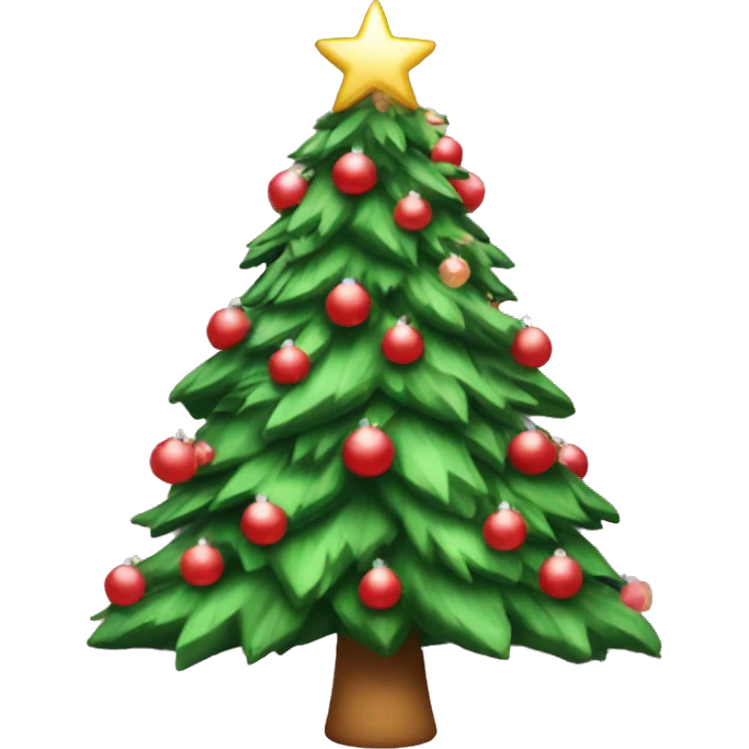 Coquette aesthetic Christmas tree emoji