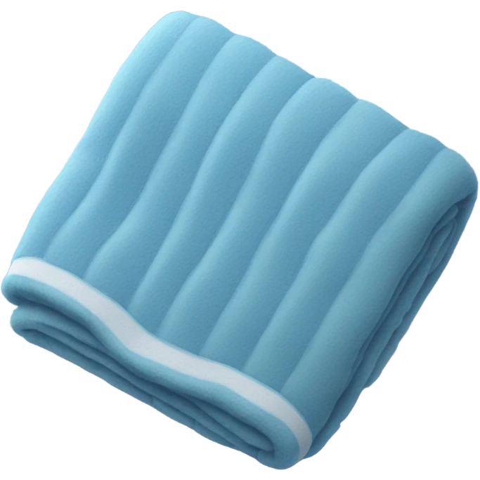 Blue blanket  emoji
