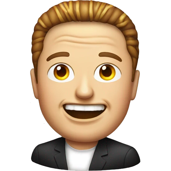 Elon musk as a burger emoji