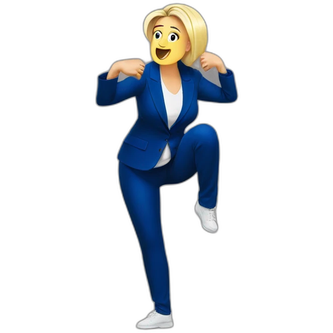 Marine le Pen qui twerk emoji