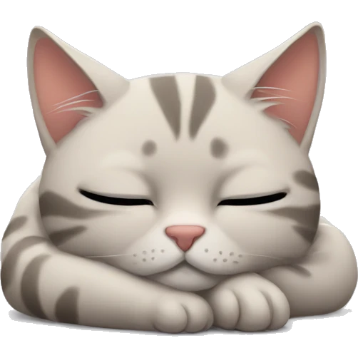 sleepy cat emoji