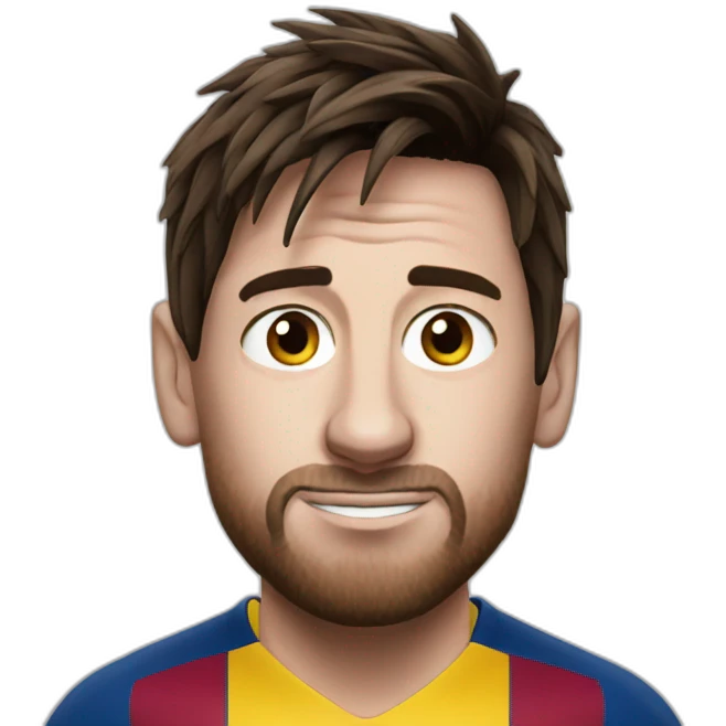 messi realistic emoji