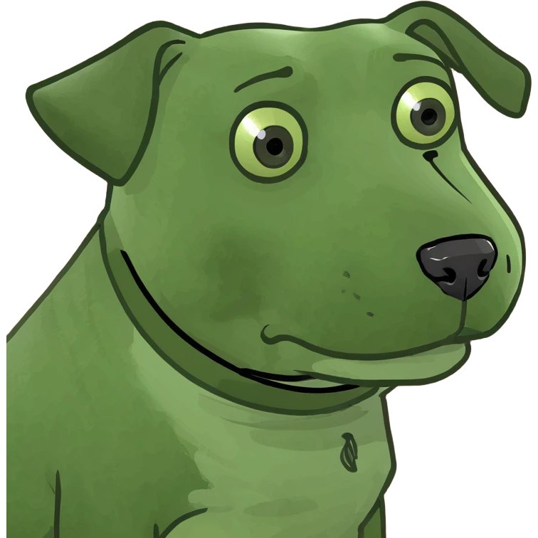 Sad Dog emoji