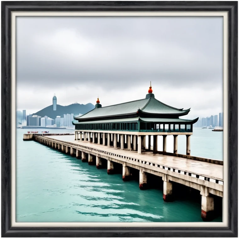 Hong Kong’s Queen’s Pier emoji